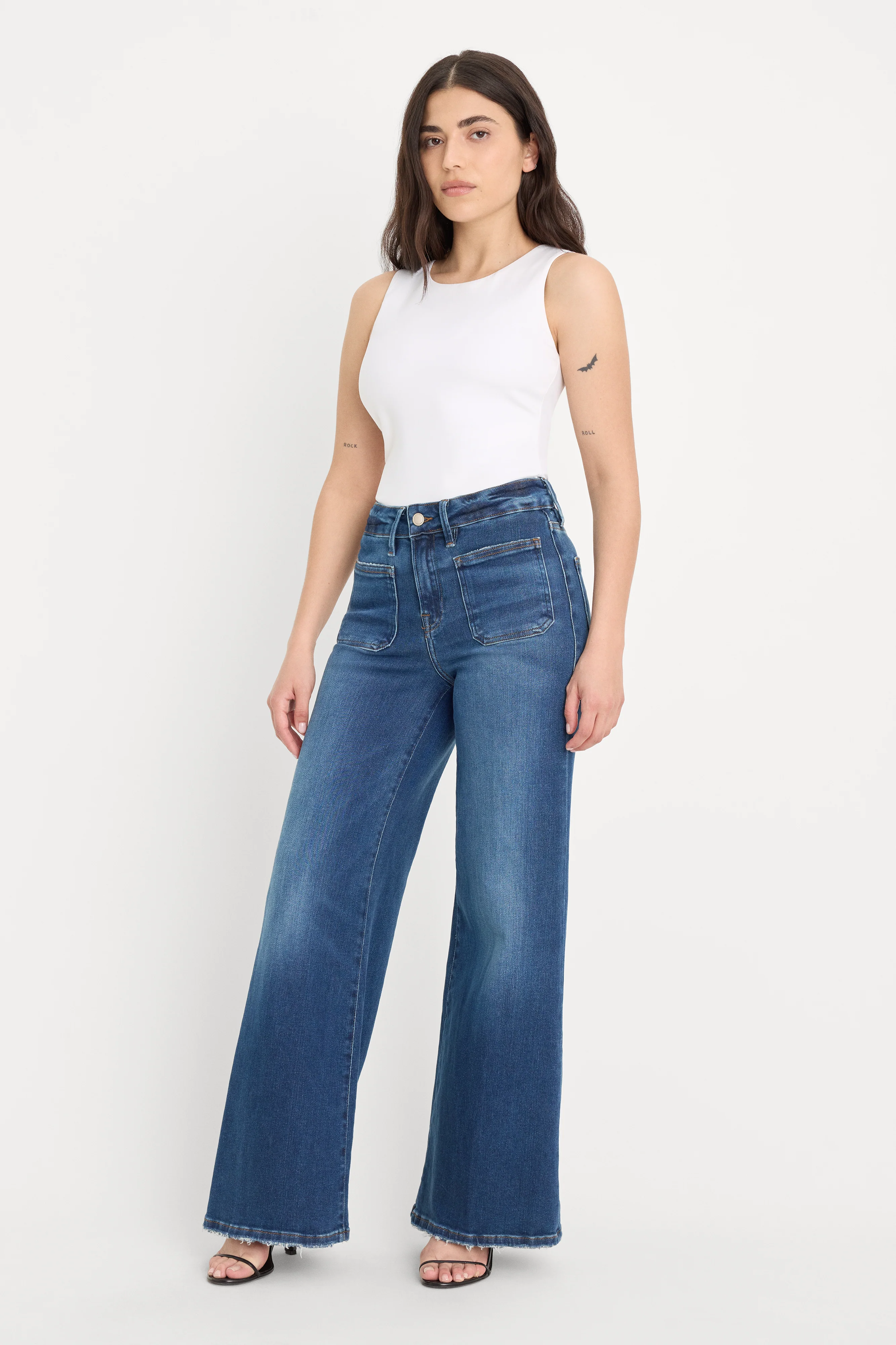GOOD PETITE PALAZZO JEANS | INDIGO511