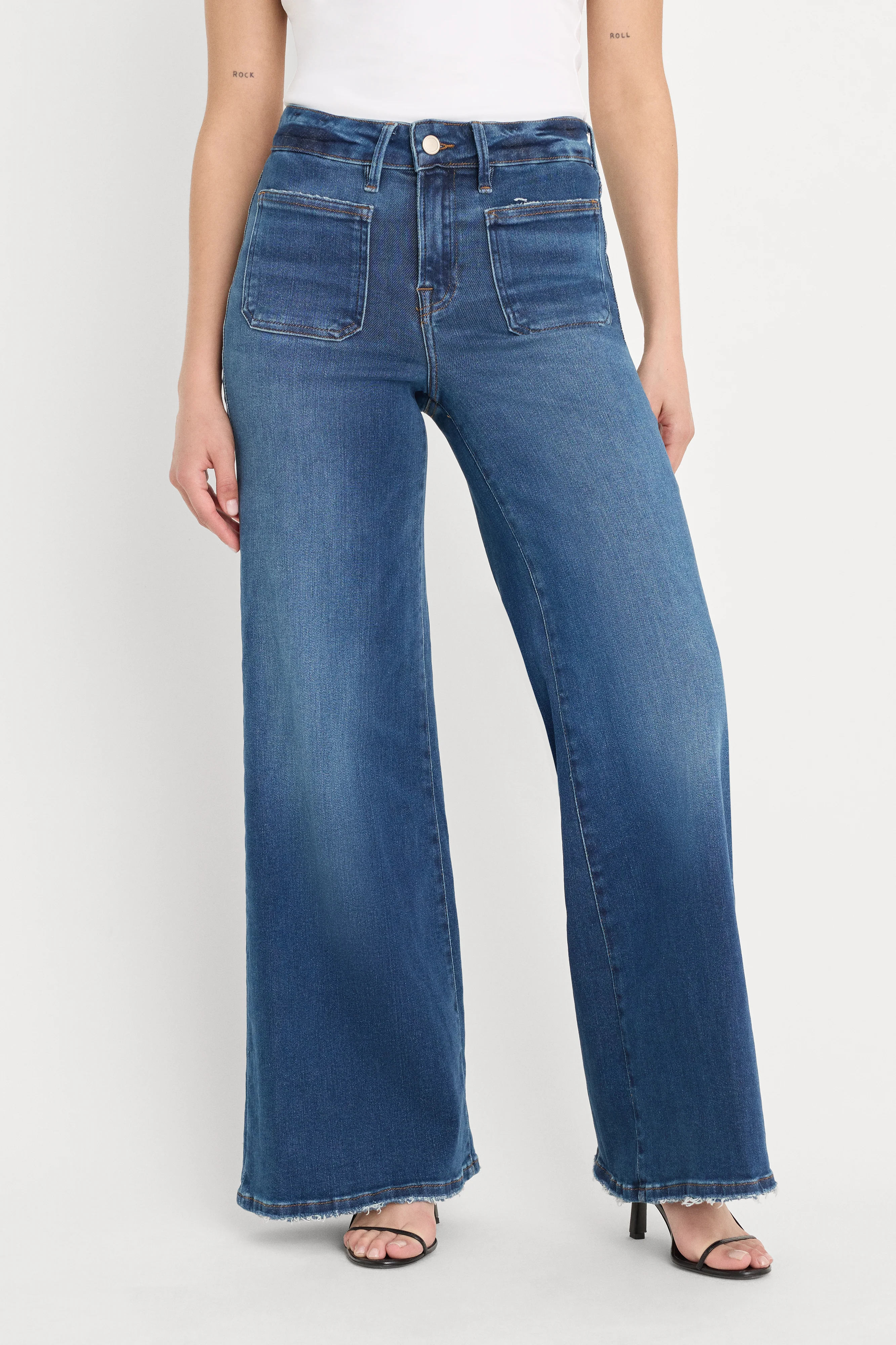 GOOD PETITE PALAZZO JEANS | INDIGO511 - Image 2