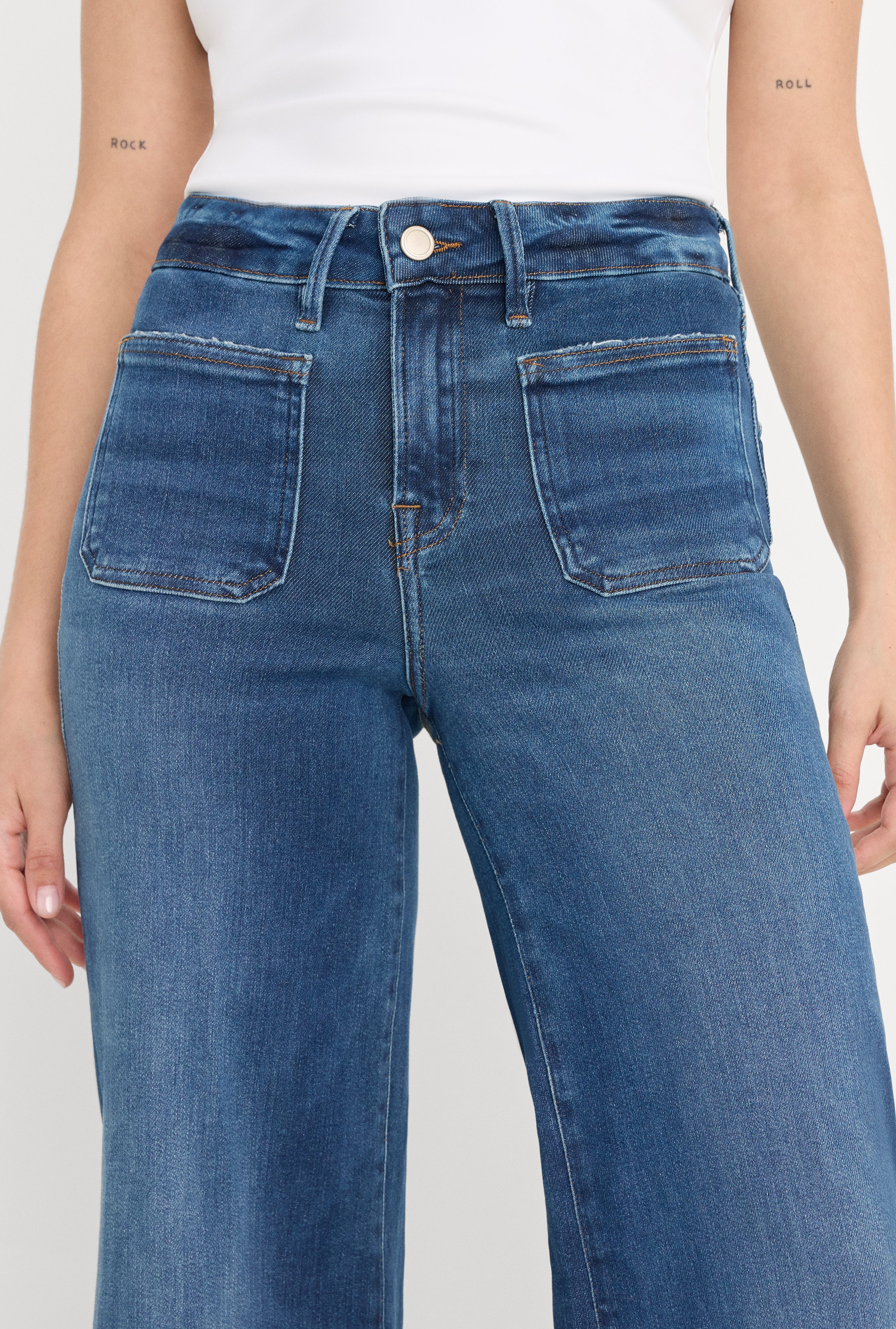 GOOD PETITE PALAZZO JEANS | INDIGO511 - Image 4