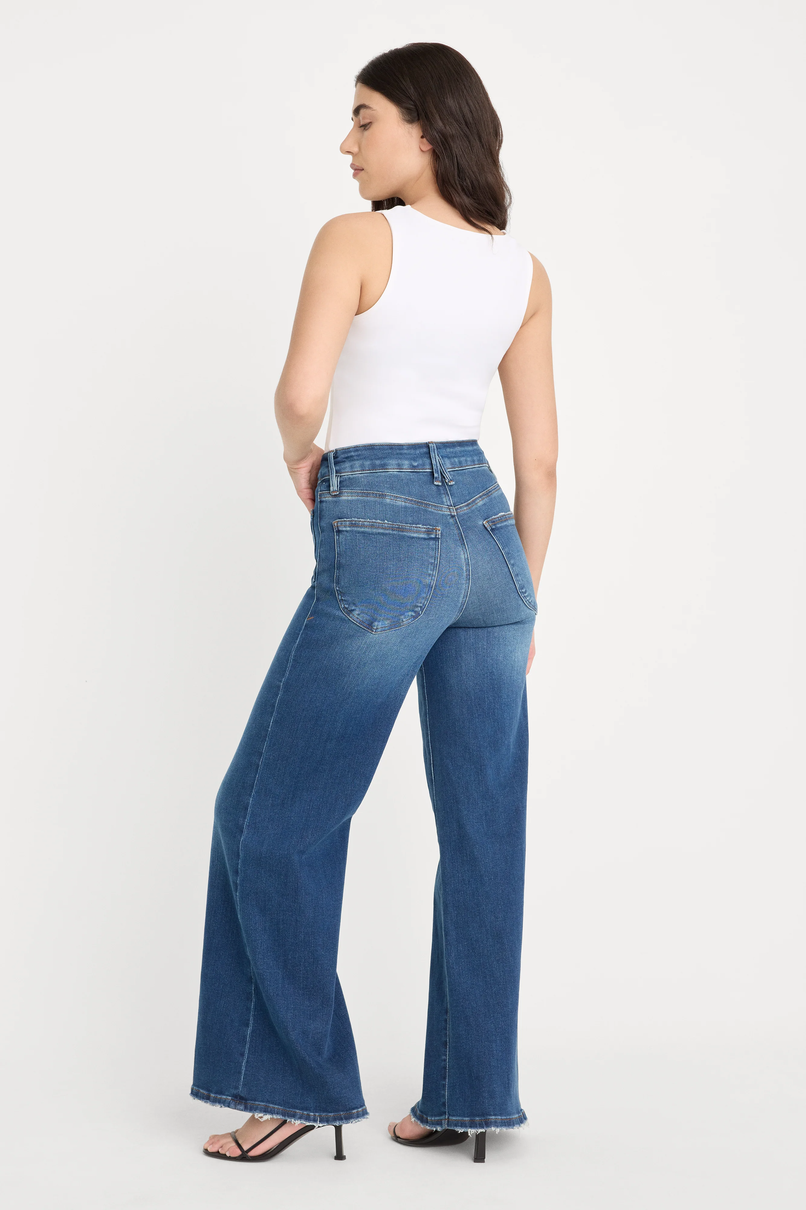 GOOD PETITE PALAZZO JEANS | INDIGO511 - Image 5