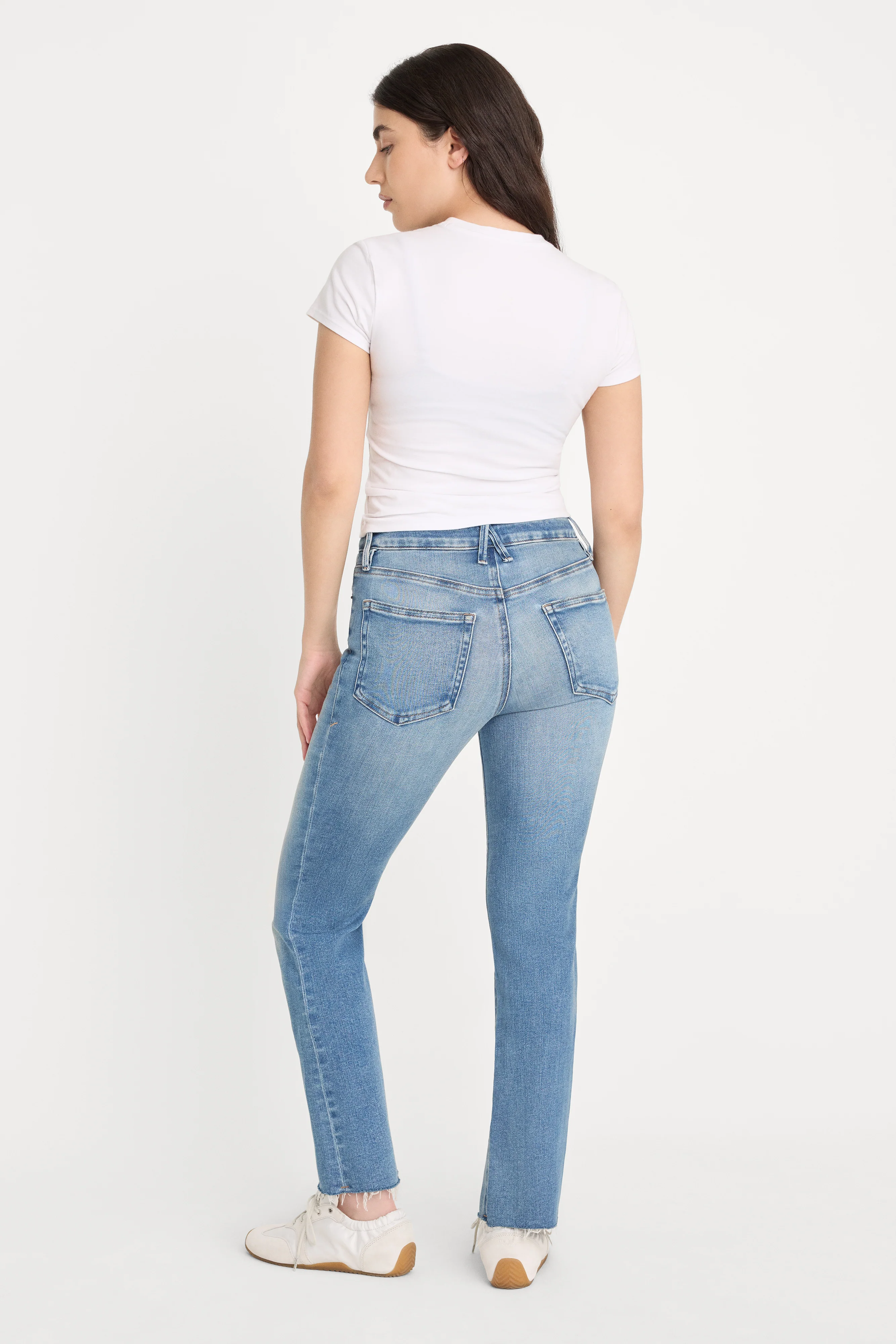 SOFT TECH GOOD PETITE STRAIGHT JEANS | INDIGO1209 - Image 5