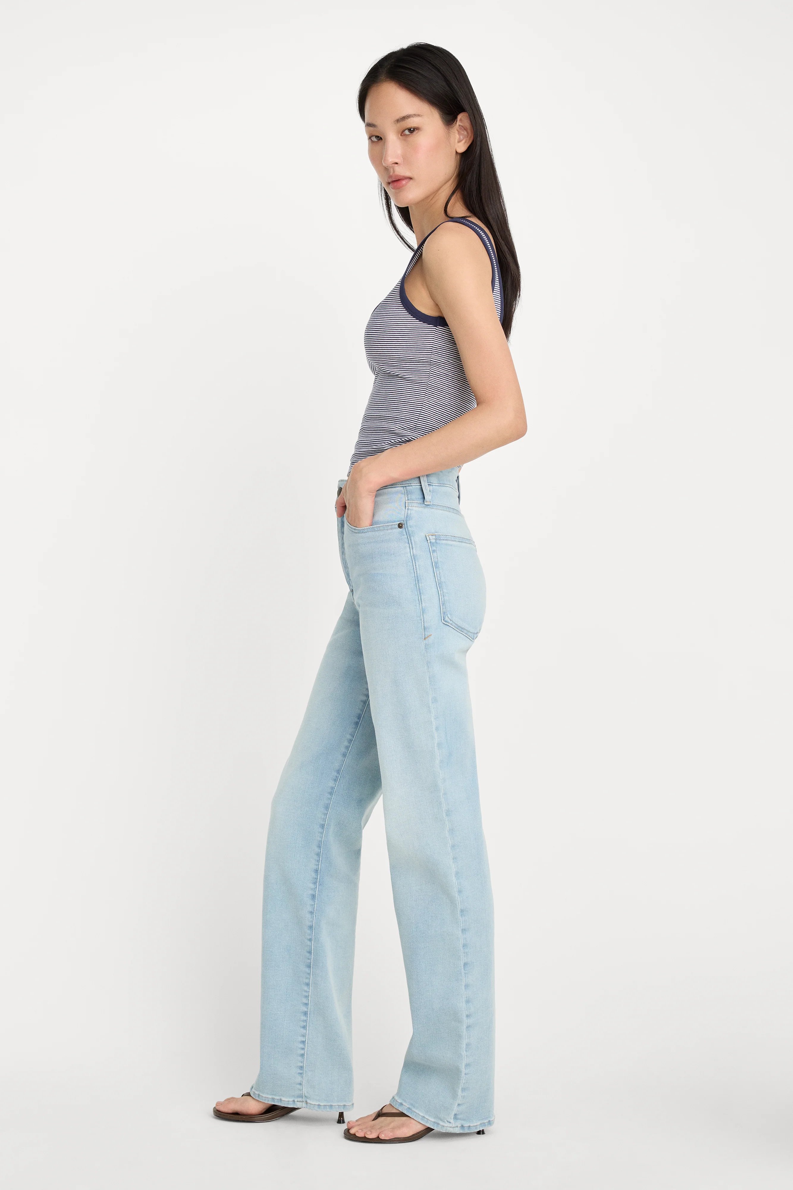 SOFT TECH GOOD TRUE STRAIGHT JEANS | INDIGO1130 - Image 4