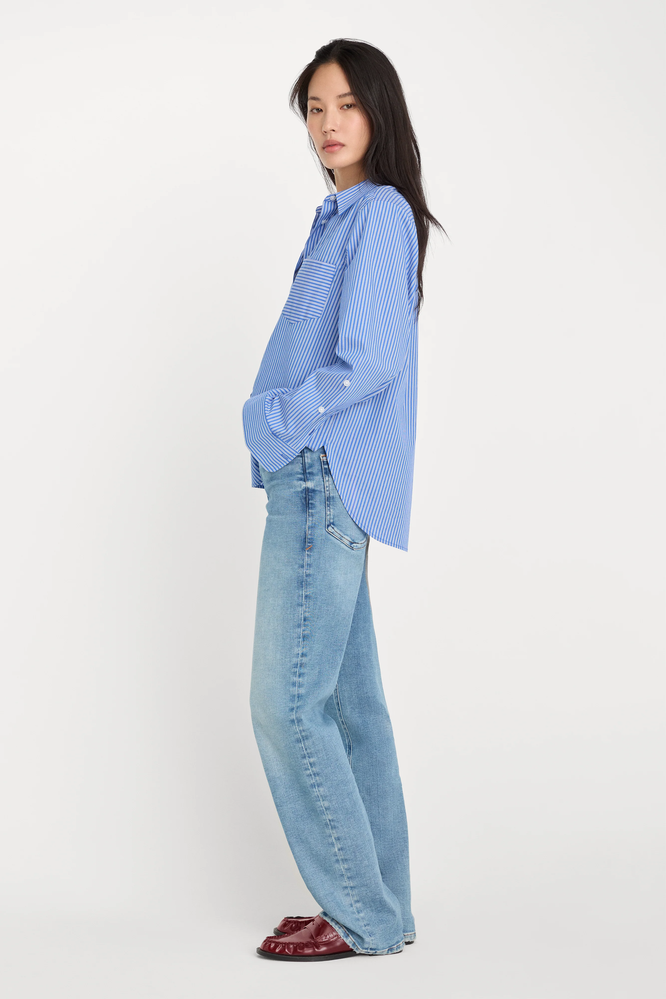 GOOD TRUE STRAIGHT JEANS | INDIGO1214 - Image 3