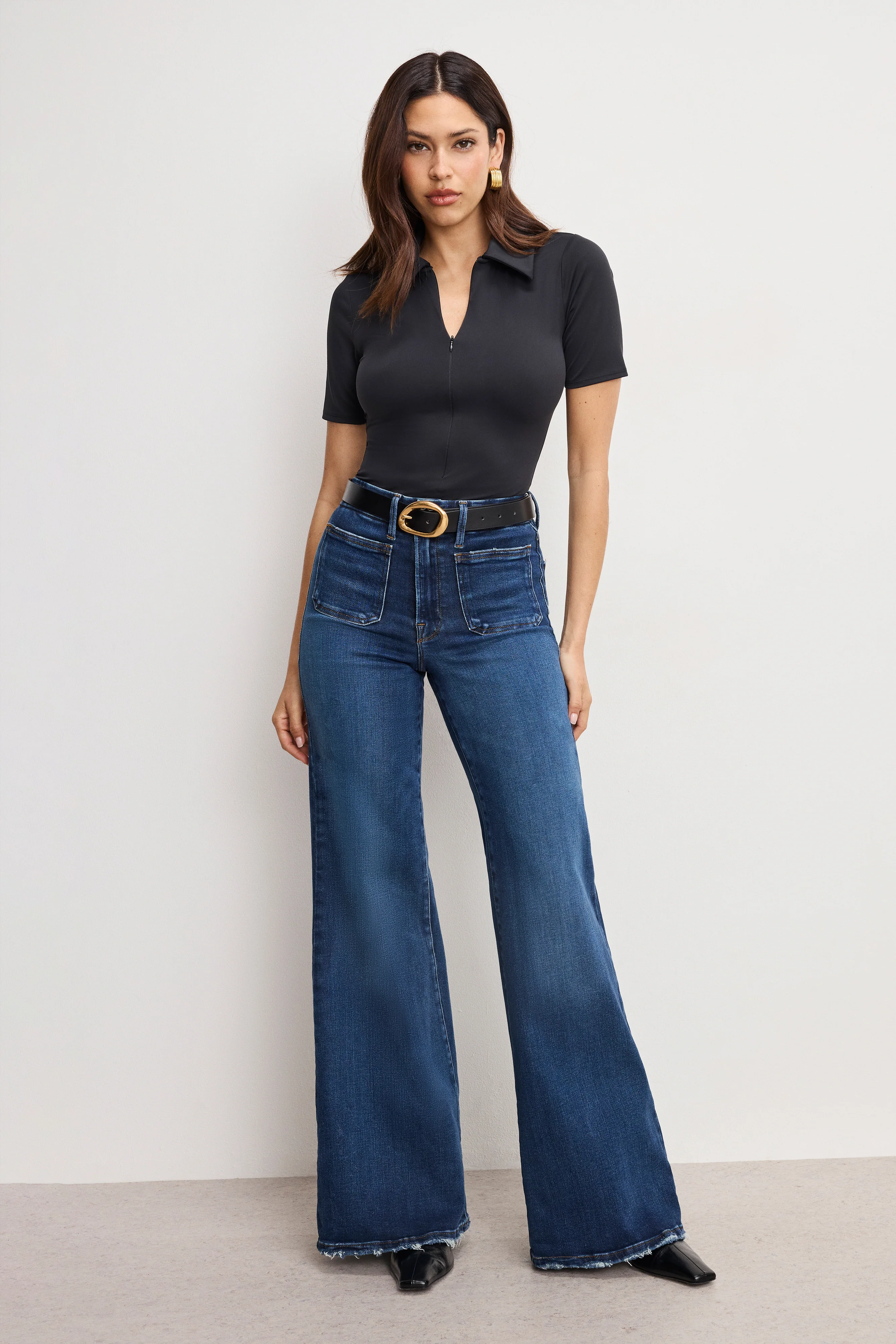 GOOD WAIST PALAZZO JEANS | INDIGO511