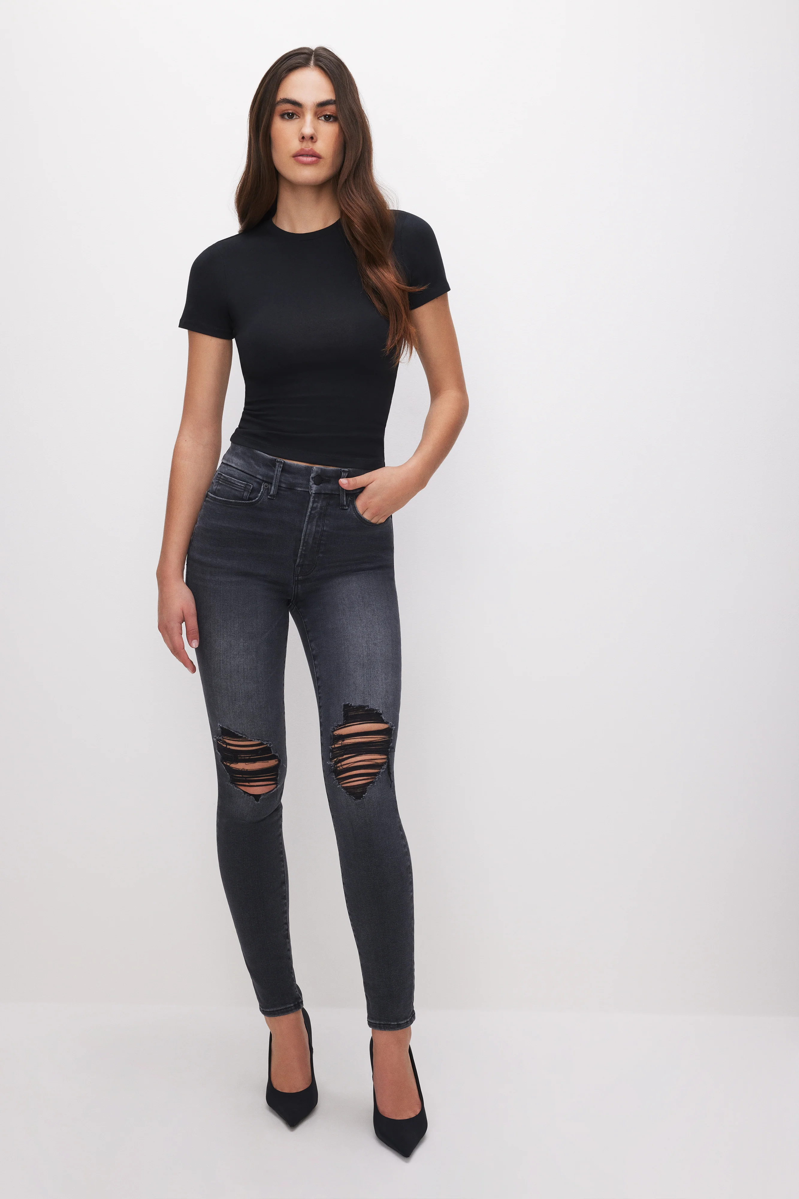 SUPER STRETCH BABY TEE | BLACK001 - Image 4