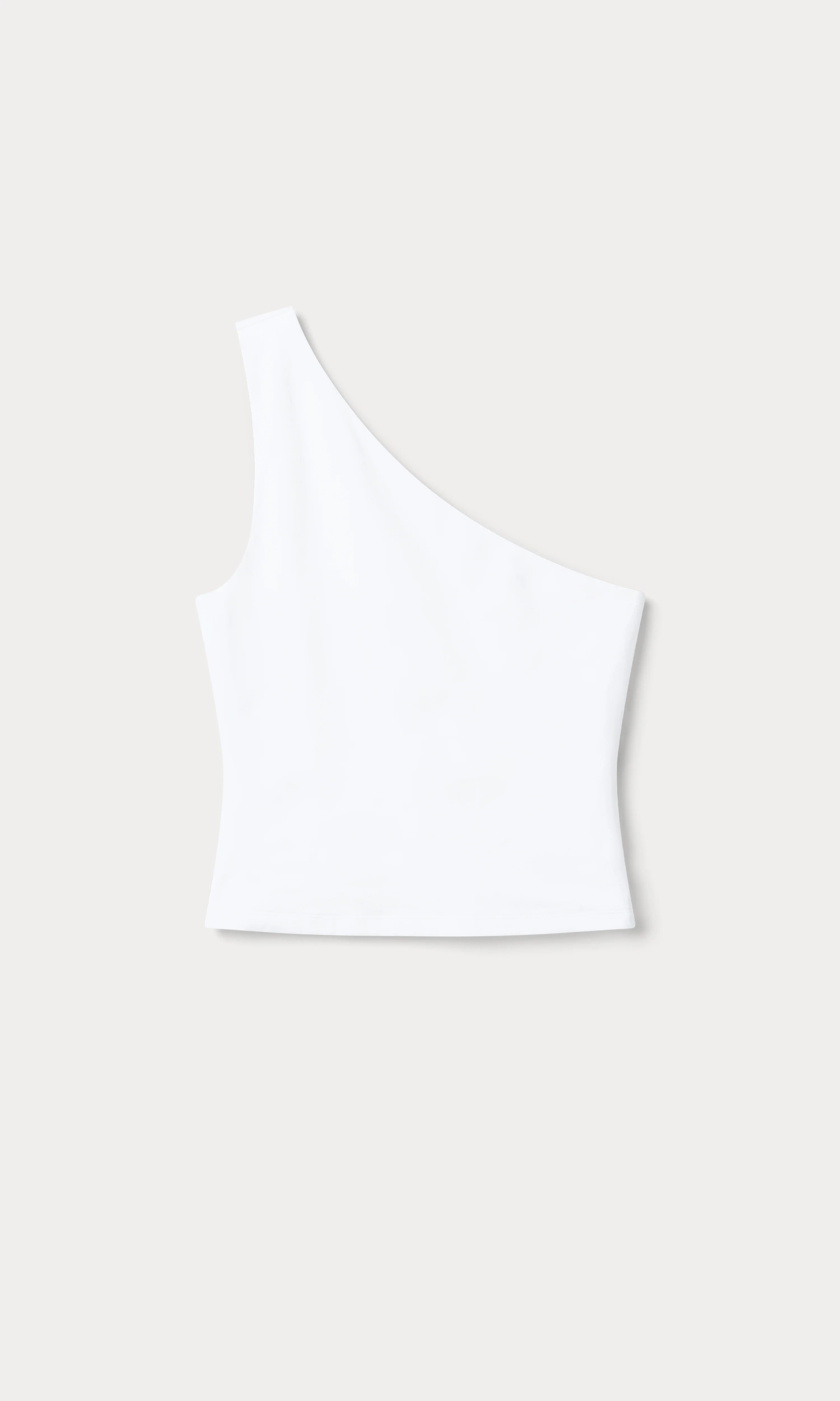 SUPER STRETCH ONE SHOULDER TANK | WHITE001 - Image 5