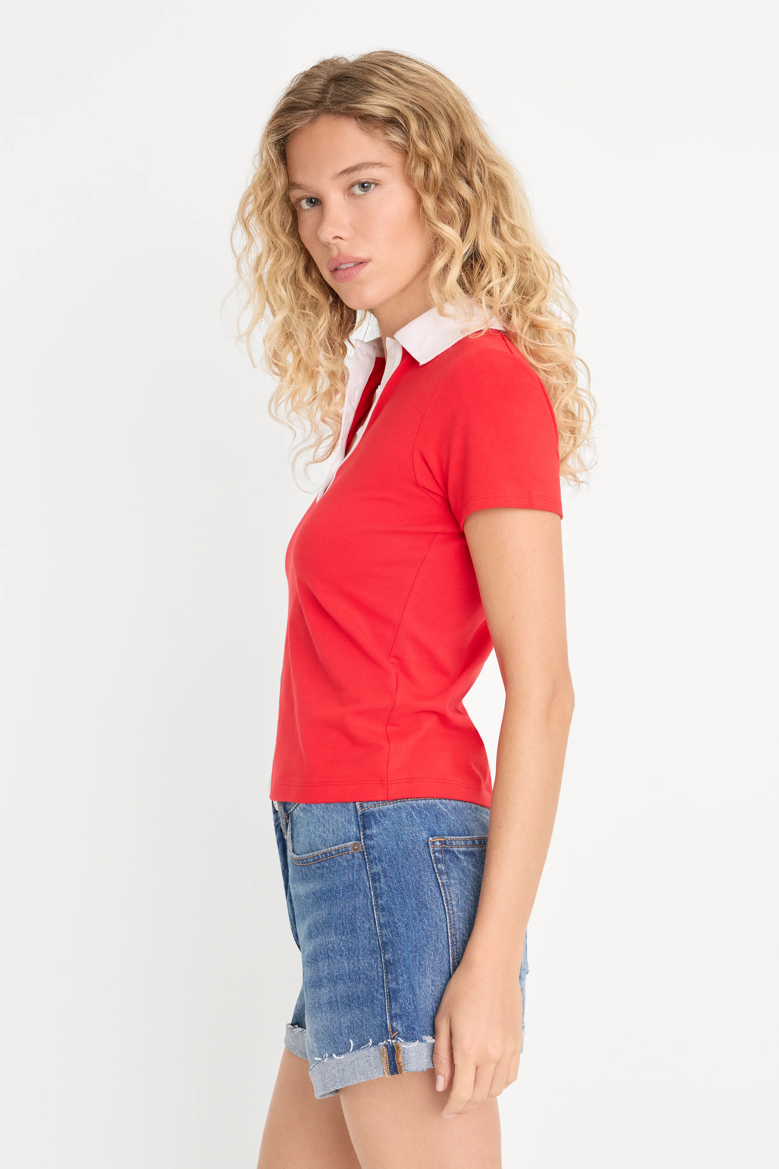 THE EASY POLO | POP RED - Image 3