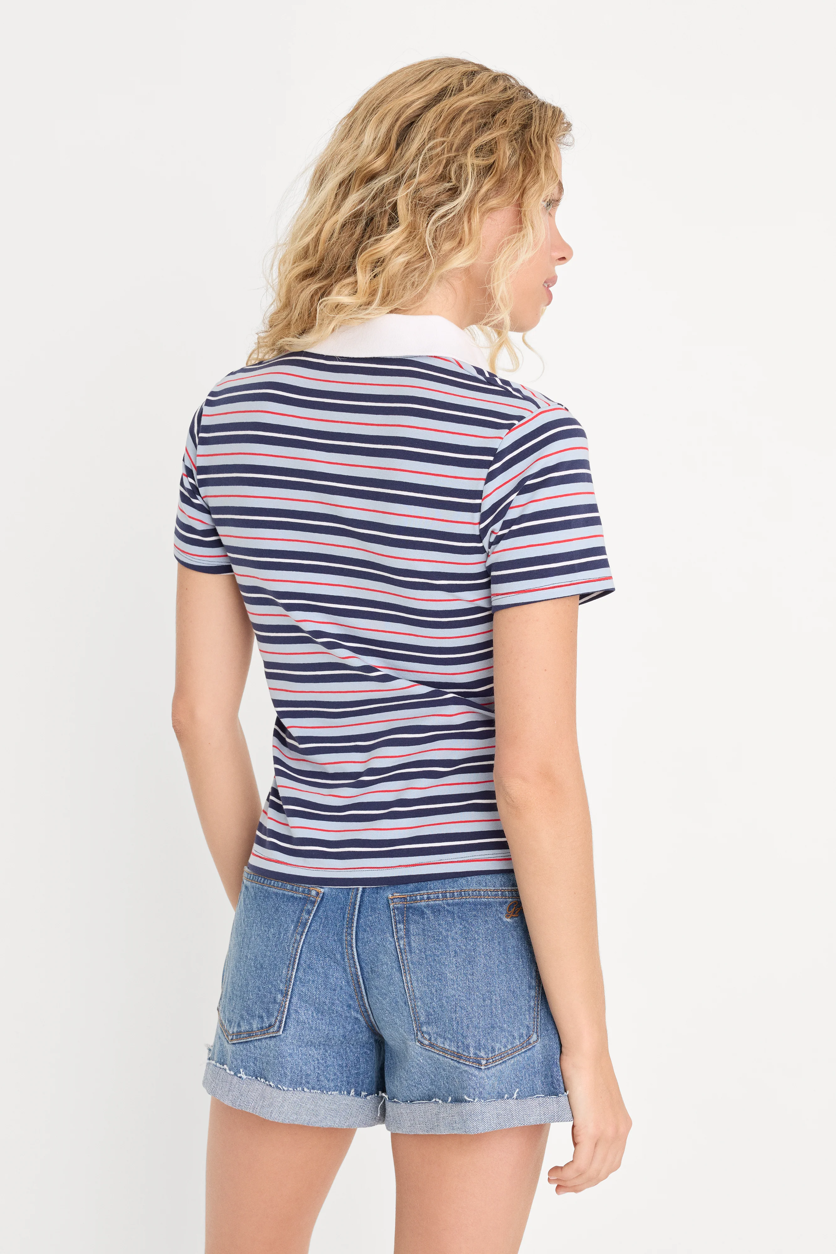THE EASY POLO | AMERICANA HORIZONTAL STRIPE - Image 3