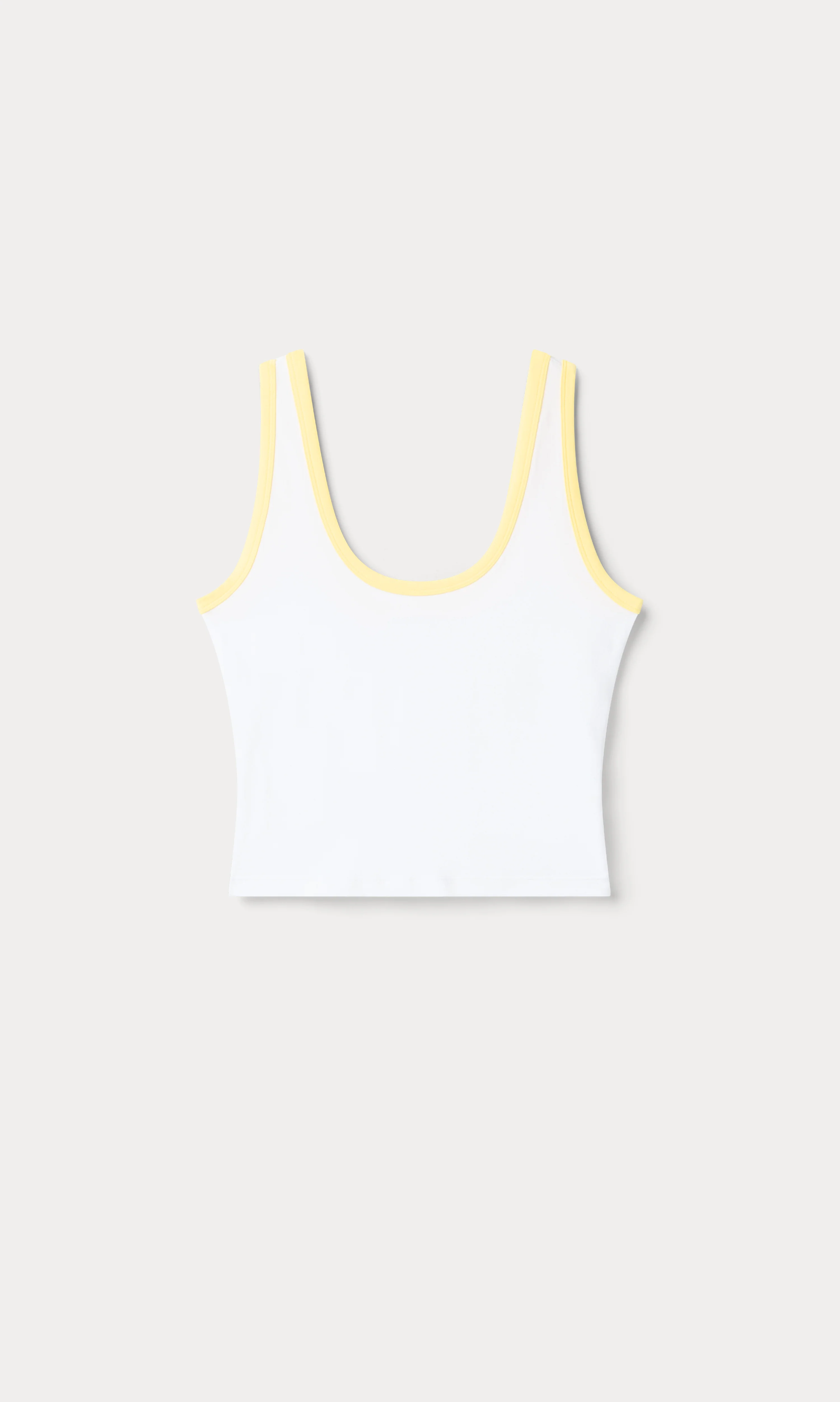 SUPER STRETCH RINGER TANK | WHITE001 - Image 6