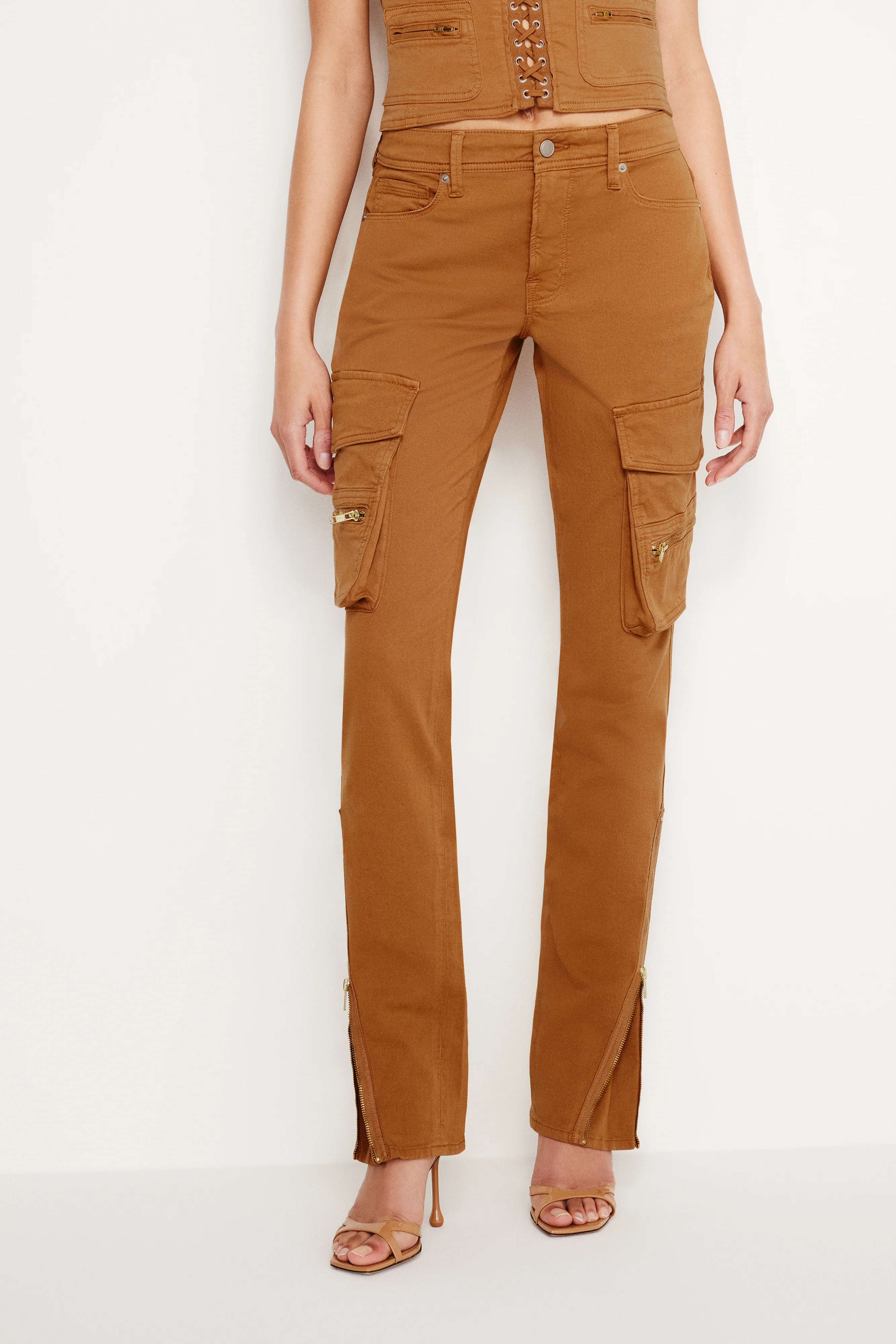 TWILL SKINNY CARGO PANTS | CANYON003 - Image 4