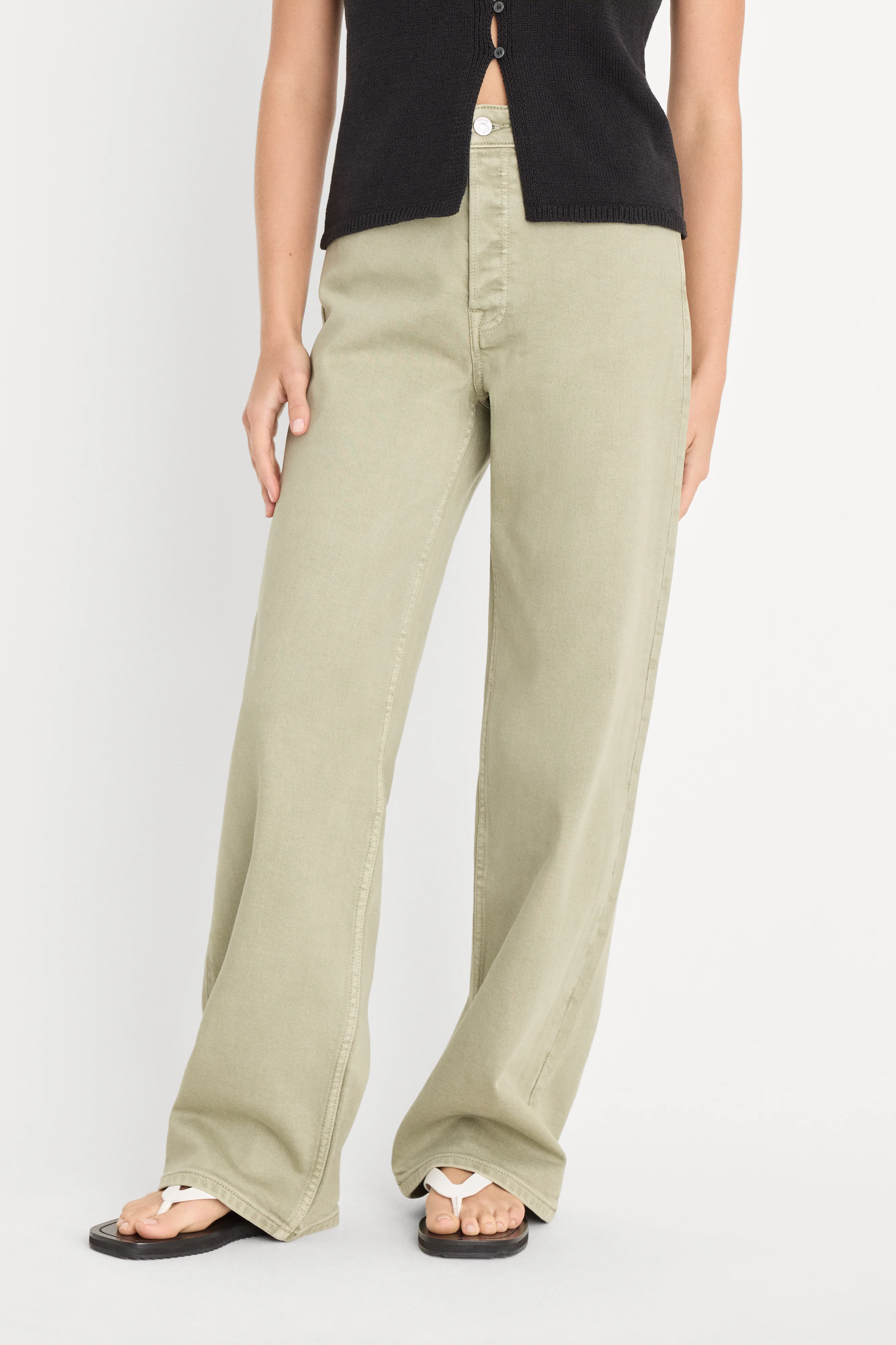 VINTAGE WIDE JEANS | BEACHGRASS - Image 2