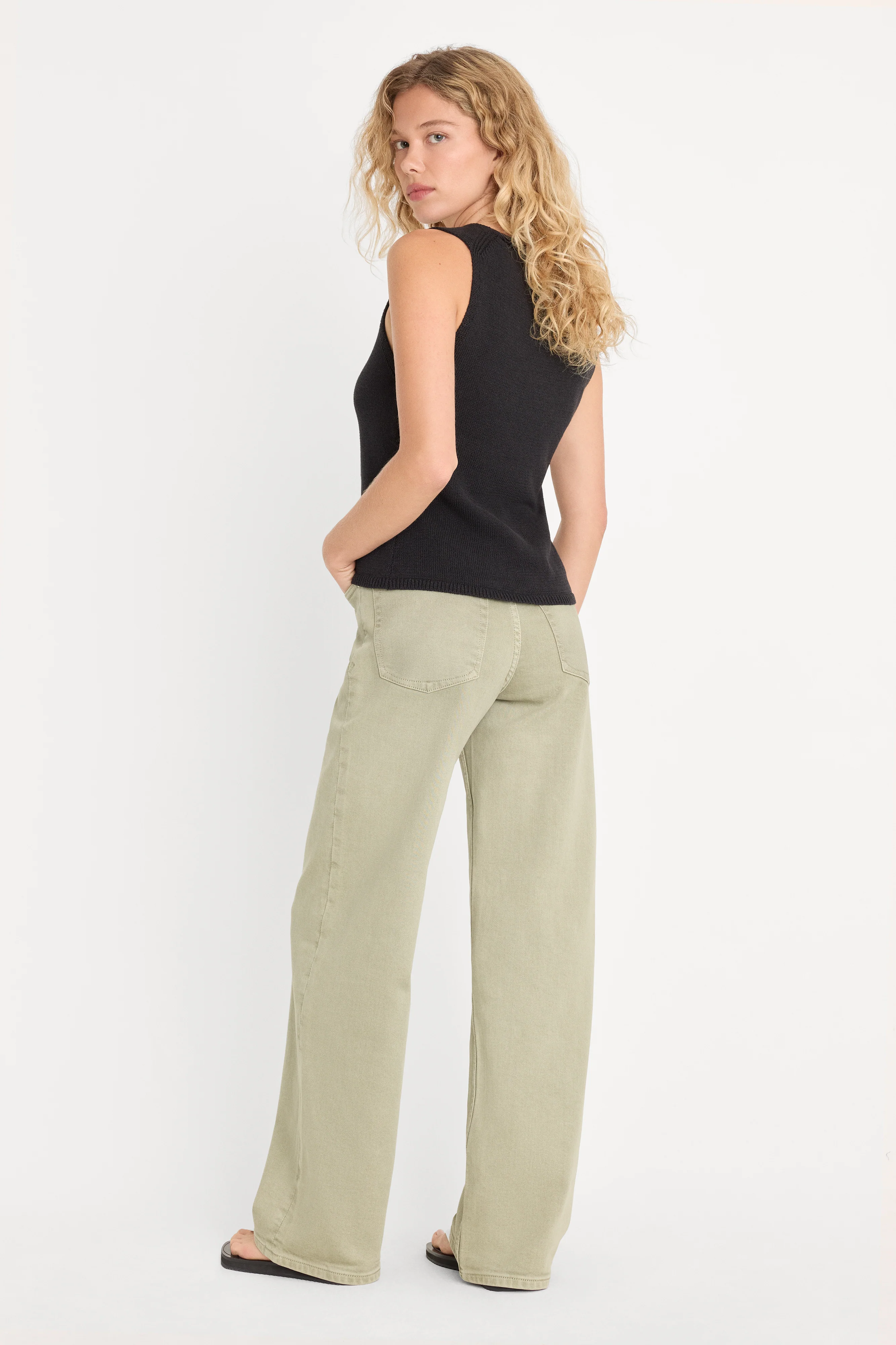 VINTAGE WIDE JEANS | BEACHGRASS - Image 6