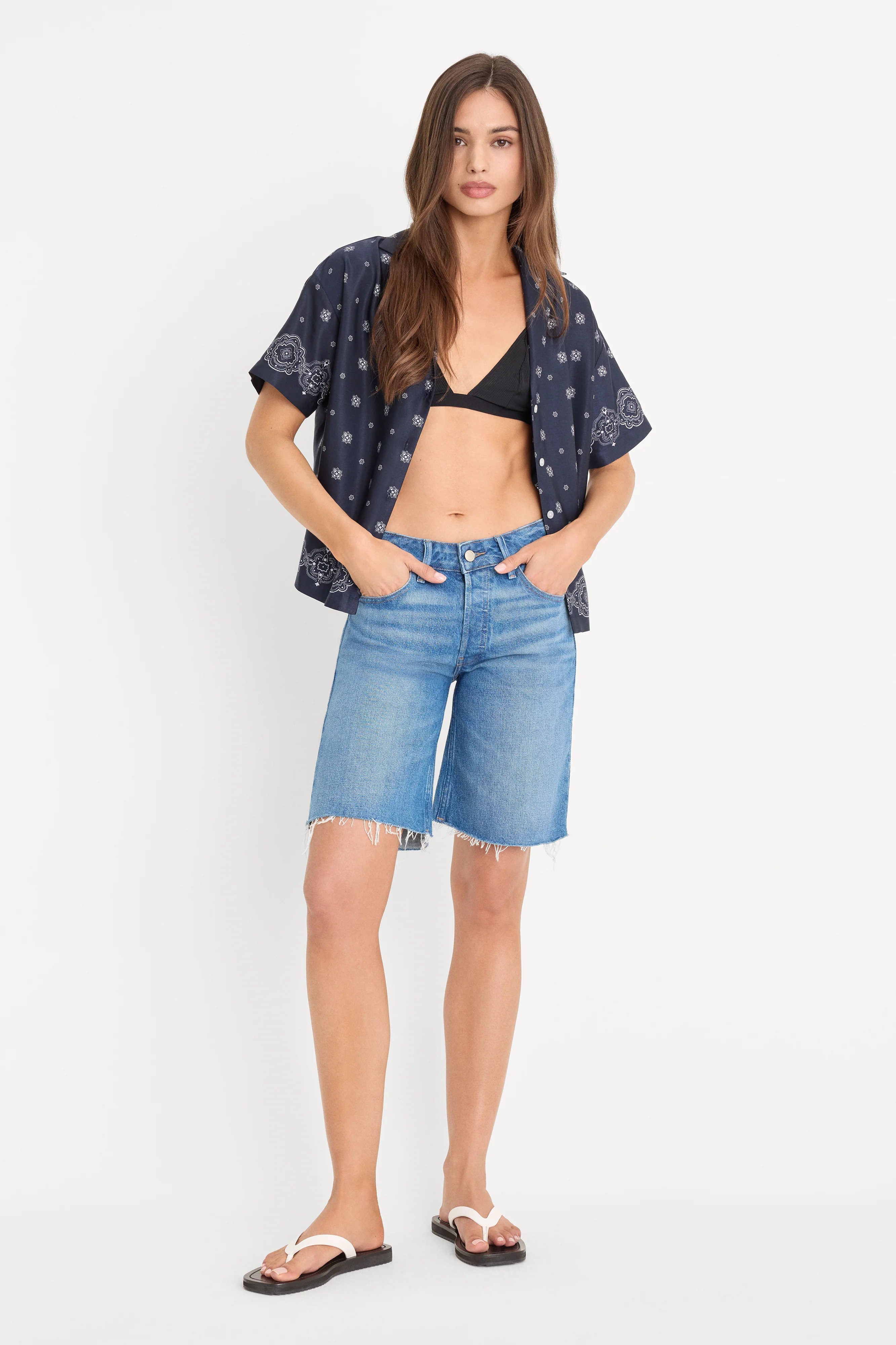 VINTAGE BERMUDA SHORTS | INDIGO1387