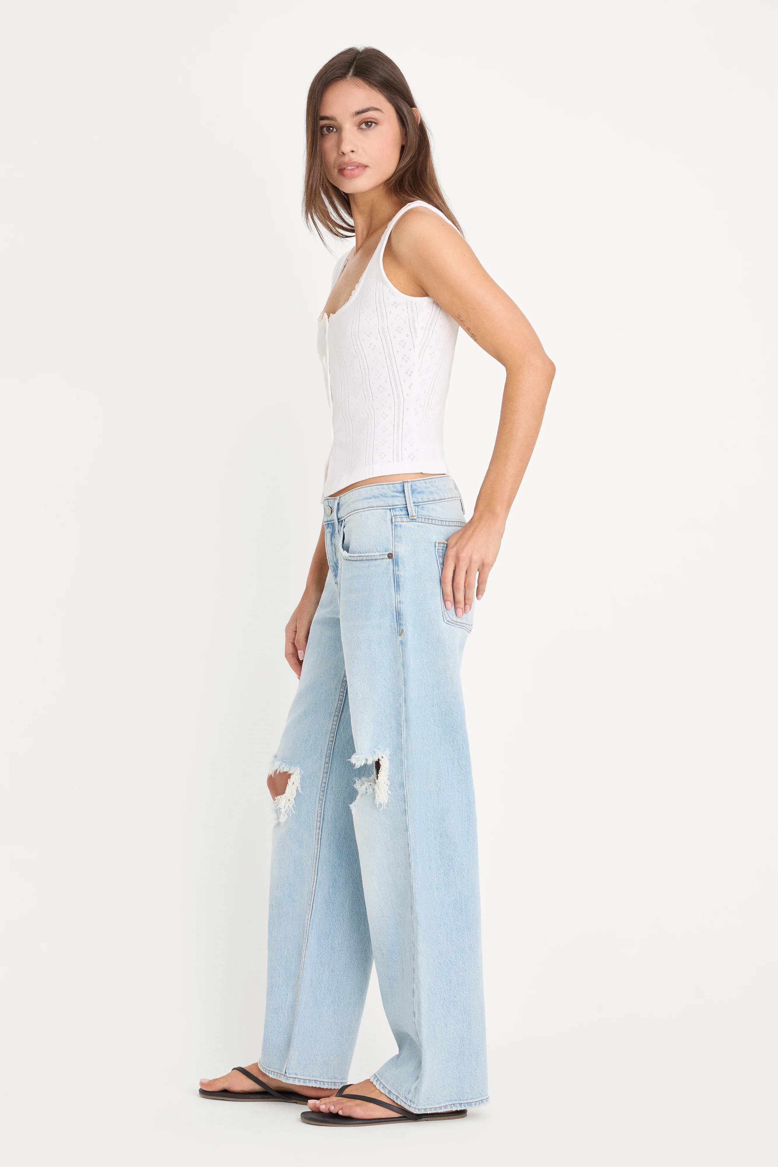 VINTAGE LOW LOOSE JEANS | INDIGO1249 - Image 3