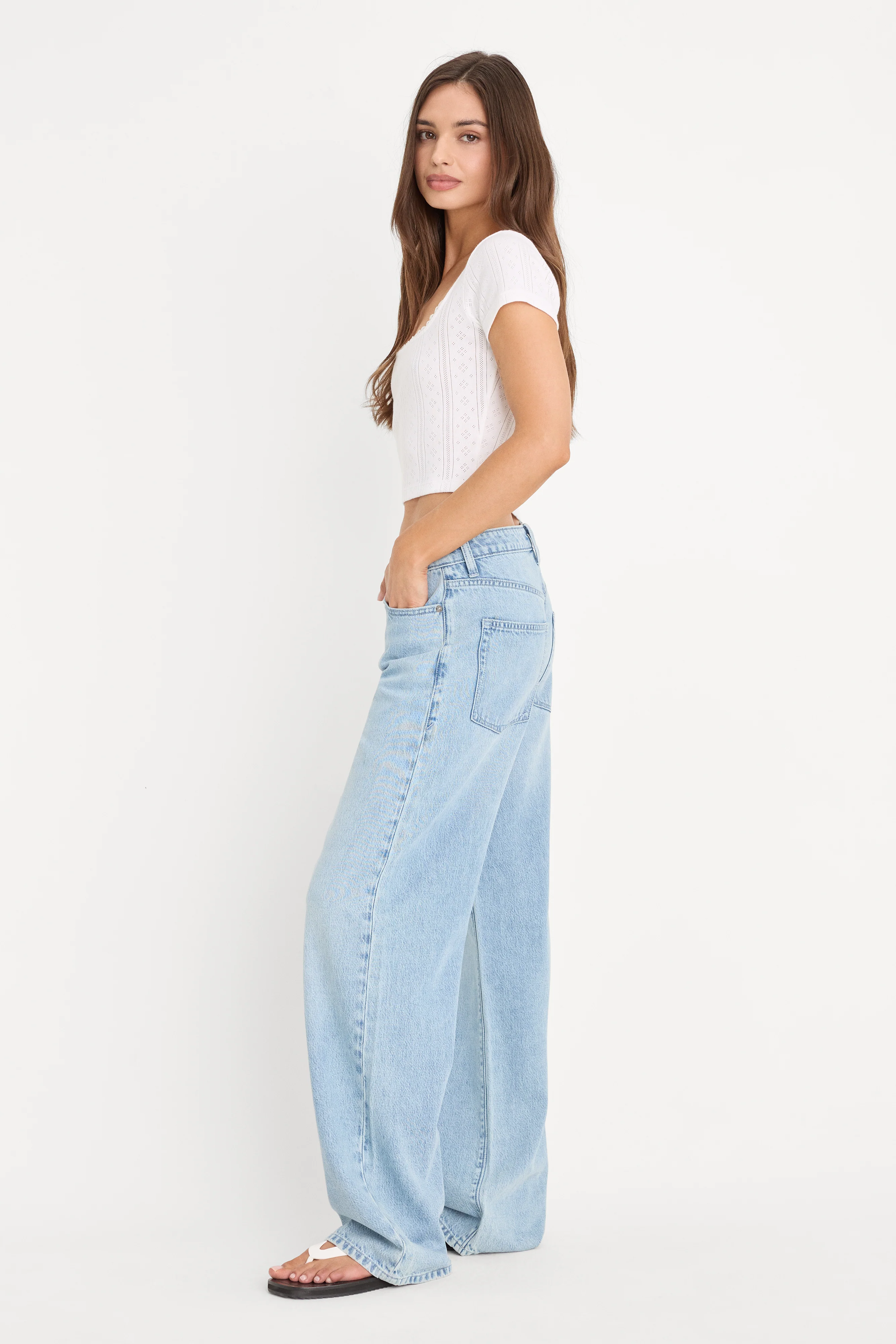 WEIGHTLESS WIDE JEANS| INDIGO1250 - Image 3