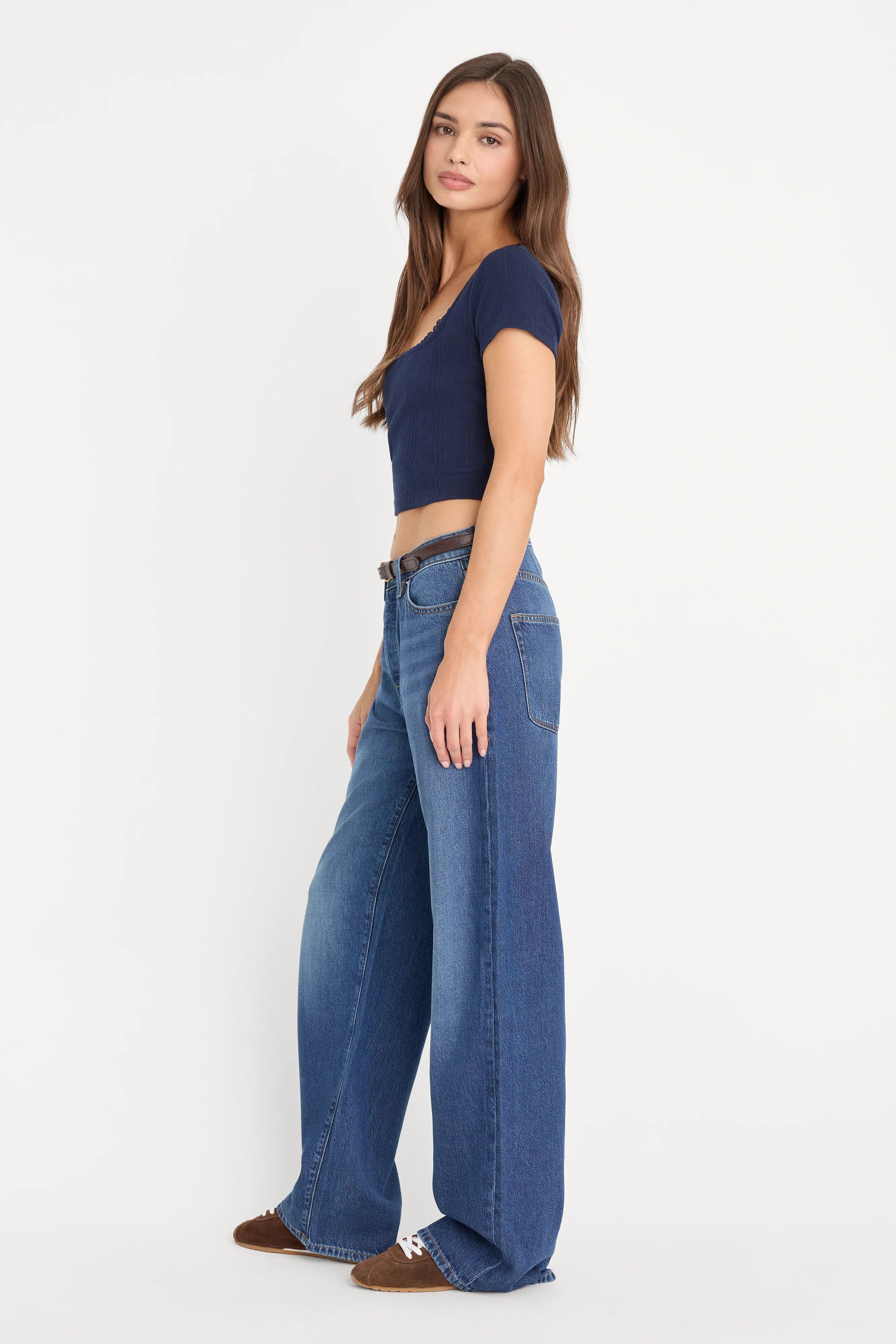 WEIGHTLESS WIDE JEANS | INDIGO1258 - Image 3